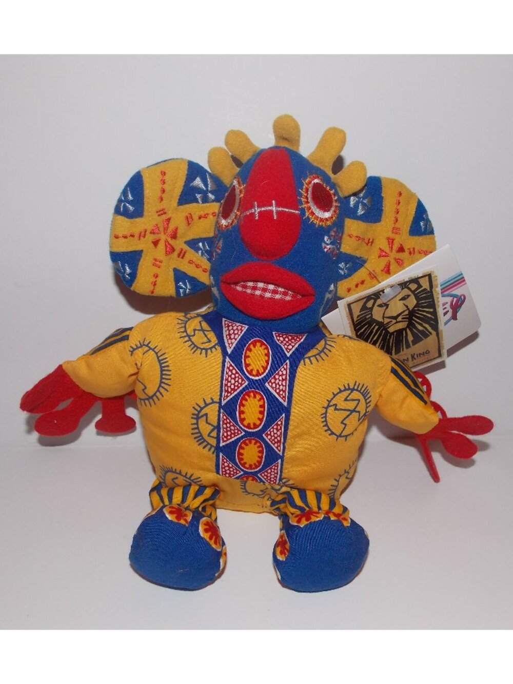 Trickster 4 Bean Bag Plush 8in Lion King Stage Show Disney Stuffed Animal